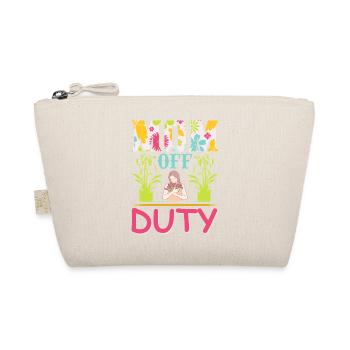Mom Off Duty Plant Mothers Day Shirt - Organic Pouch - nature - Front