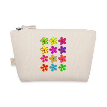 Daisy Flowers - Organic Pouch - nature - Front