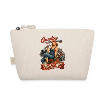Retro Pin-up Hot Rod: Gasoline & Rock n Roll Soul - Bio-Täschchen - Natur - Vorne