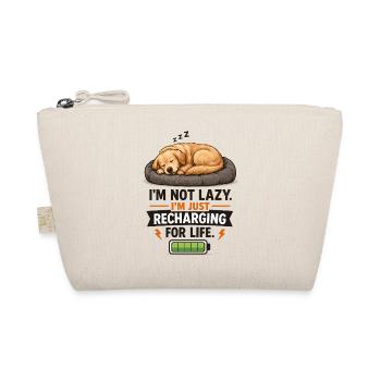 Mode Recharge : Chiot endormi - Trousse biologique - nature - Devant