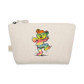 Style néon en forme d’ours colorés en dessin animé - Trousse biologique - nature - Devant