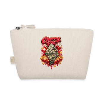 Cherry Pie Graffiti Print - Organic Pouch - nature - Front