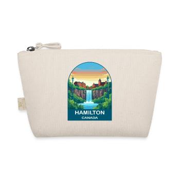Hamilton Canada Wasserfall City Reiseplakat - Bio-Täschchen - Natur - Vorne