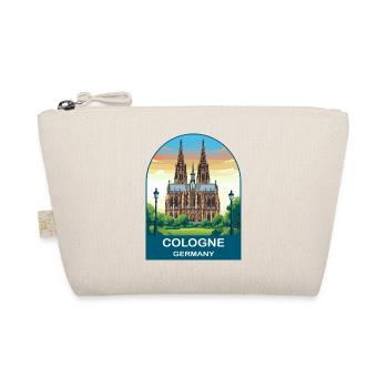 Affiche vintage de voyage de la cathédrale de Cologne, Allemagne - Trousse biologique - nature - Devant