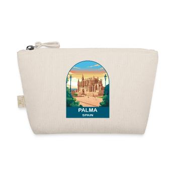 Palma Spain Vintage Travel Poster Art - Organic Pouch - nature - Front