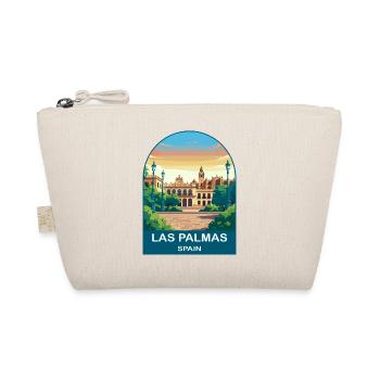Las Palmas Spain Vintage Travel Poster - Organic Pouch - nature - Front