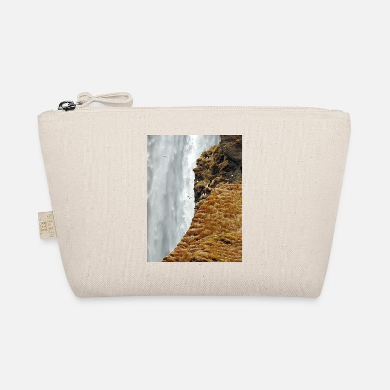 Mossy Cliff Waterfall Vista Organic Pouch