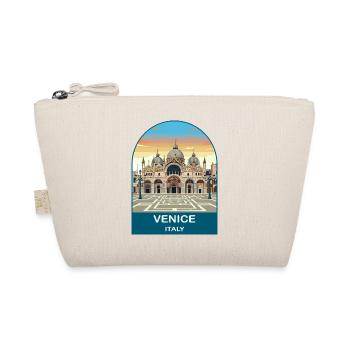 Venice Italy Vintage Travel Poster Art - Organic Pouch - nature - Front