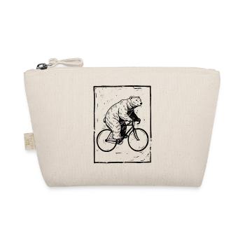 Cadeau vélo Bear sur route pour cycliste sur route - Trousse biologique - nature - Devant