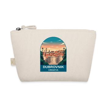 Poster de voyage vintage de Dubrovnik Croatia - Trousse biologique - nature - Devant