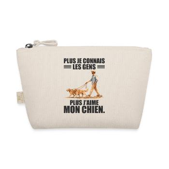 Plus j'aime mon chien : Humour et Passion - Trousse biologique - nature - Devant