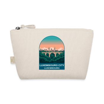 Art d’affiches de voyage vintage à la ville de Luxembourg - Trousse biologique - nature - Devant