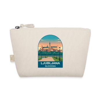 Affiche de voyage vintage à Ljubljana Slovénie - Trousse biologique - nature - Devant