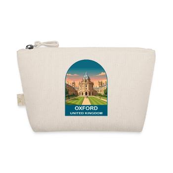 Oxford UK Vintage Travel Poster Art - Organic Pouch - nature - Front