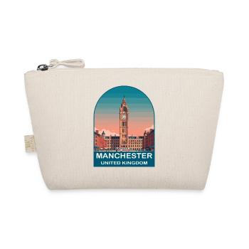 Affiche de voyage vintage Manchester UK - Trousse biologique - nature - Devant