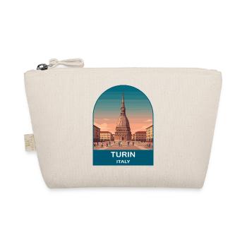 Turin, Italien Vintage-Reiseposter-Kunst - Bio-Täschchen - Natur - Vorne