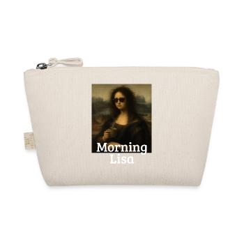 Morgen Lisa Leonardo Da Vinci Lustige Mona Lisa - Bio-Täschchen - Natur - Vorne