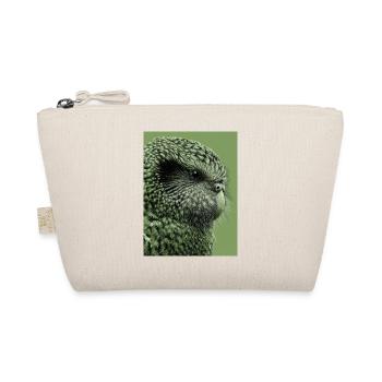 Kakapo illustration in green - Organic Pouch - nature - Front