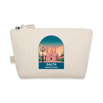 Salta Argentina Colonial City Travel Art - Organic Pouch - nature - Front