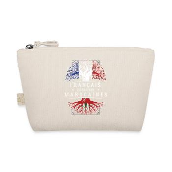 Francais De Racines Marocaines T-Shirt Cadeau H... - Trousse biologique - nature - Devant