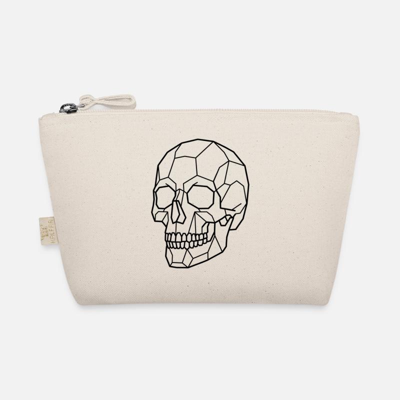 Geometric Skull Bio-Täschchen
