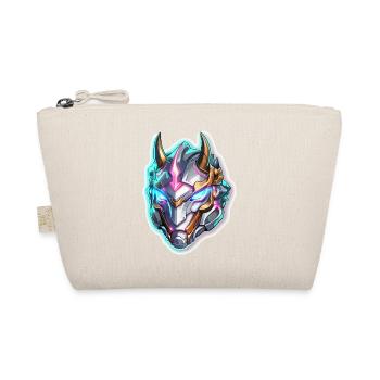 Neon Dragon Helmet - Organic Pouch - nature - Front