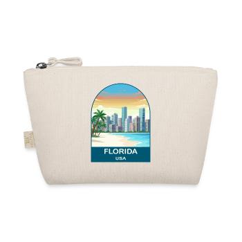 Florida USA Vintage Travel Poster Art - Organic Pouch - nature - Front