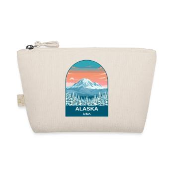 Alaska USA Vintage-Reiseplakat-Kunst - Bio-Täschchen - Natur - Vorne