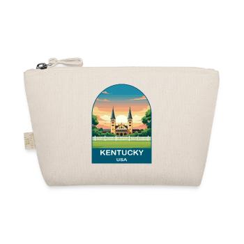 Kentucky USA Vintage Travel Poster Art - Organic Pouch - nature - Front