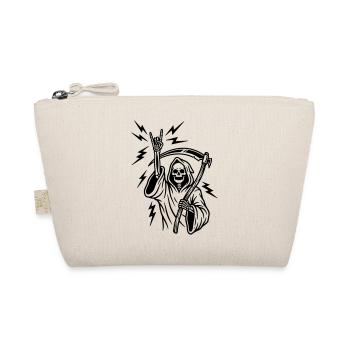 hard rock hand - Organic Pouch - nature - Front