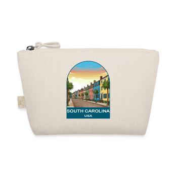 South Carolina USA Vintage Travel Poster - Organic Pouch - nature - Front