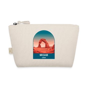 Art d’affiche de voyage vintage Moab USA - Trousse biologique - nature - Devant