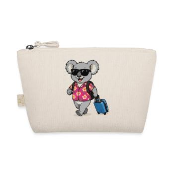 Koala Traveler in Hawaiian Look - Organic Pouch - nature - Front