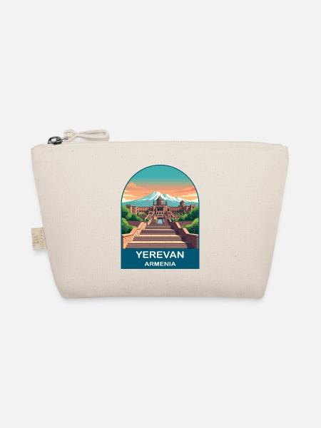 Arménie d’Erevan Mont Ararat Art de voyage vintage - Trousse biologique - nature - Devant