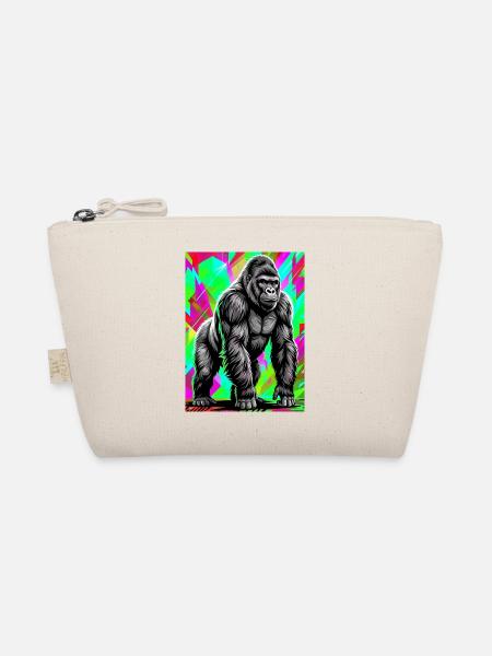 gorilla - Organic Pouch - nature - Front
