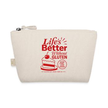 La vie est meilleure sans gluten - Trousse biologique - nature - Devant