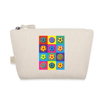 Motif de football Pop Art - Trousse biologique - nature - Devant