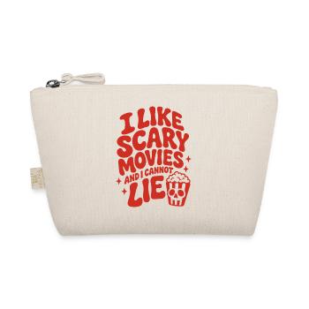 I Like Scary Movies And I Cannot Lie - Organic Pouch - nature - Front
