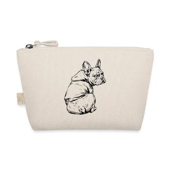Bouledogue français Pull câlin - Trousse biologique - nature - Devant