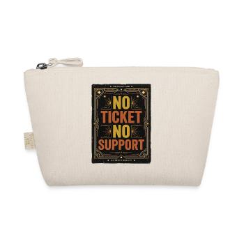 No Ticket No Service IT Support Ticketing - Bio-Täschchen - Natur - Vorne