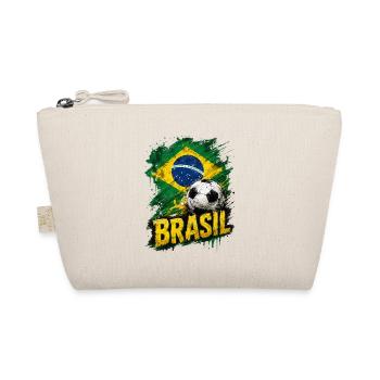 Brasilien Flagge - Bio-Täschchen - Natur - Vorne