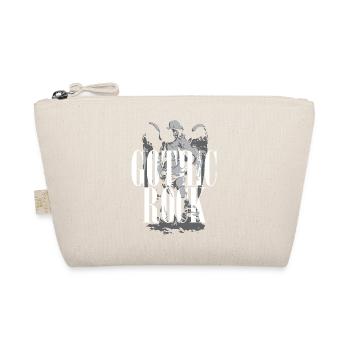 Gothic Rock with angel design typography - Organic Pouch - nature - Front