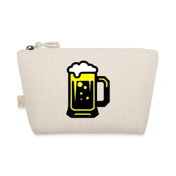 Beer beer glass icon - Organic Pouch - nature - Front