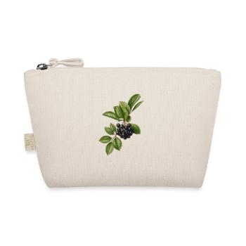 Botanical illustration of dark vintage berries - Organic Pouch - nature - Front