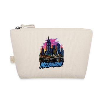 Coucher de soleil de la Skyline Pop Art de Melbourne - Trousse biologique - nature - Devant