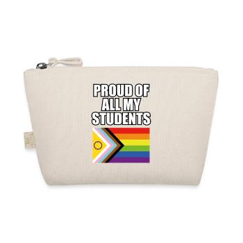 Fier de tous mes élèves LGBT Pride Enseignant en sécurité - Trousse biologique - nature - Devant
