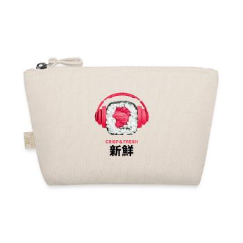 Krisp Frisch Sushi Kopfhörer Design - Bio-Täschchen - Natur - Vorne