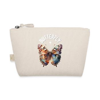 Butterfly in watercolor color - Organic Pouch - nature - Front