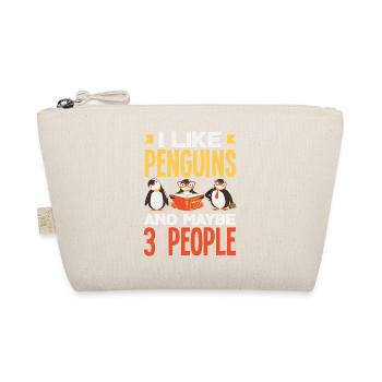 Pingouin mignon - Cadeau pour l’amoureux des manchots - Trousse biologique - nature - Devant