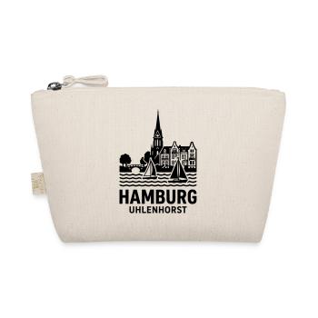 Hamburg Uhlenhorst Silhouette Alster - Bio-Täschchen - Natur - Vorne